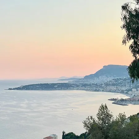 Modern Seaview With Pool Above Monaco Vila *