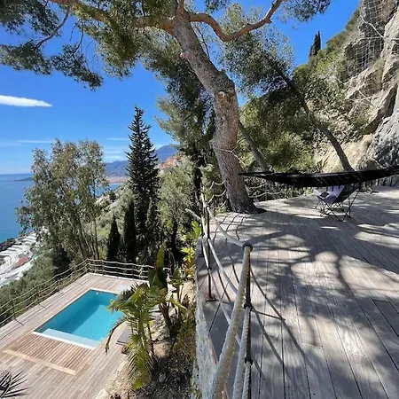 Modern Seaview With Pool Above Monaco