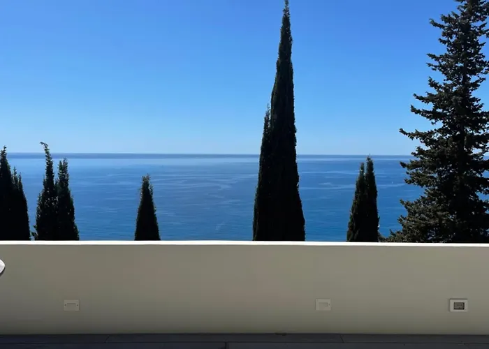 Modern Seaview With Pool Above Monaco Villa Grimaldi (Liguria)